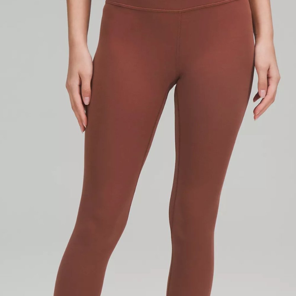 Lululemon NWT lululemon Align™ High-Rise Pant 25" Sz 10 color Smoky Red